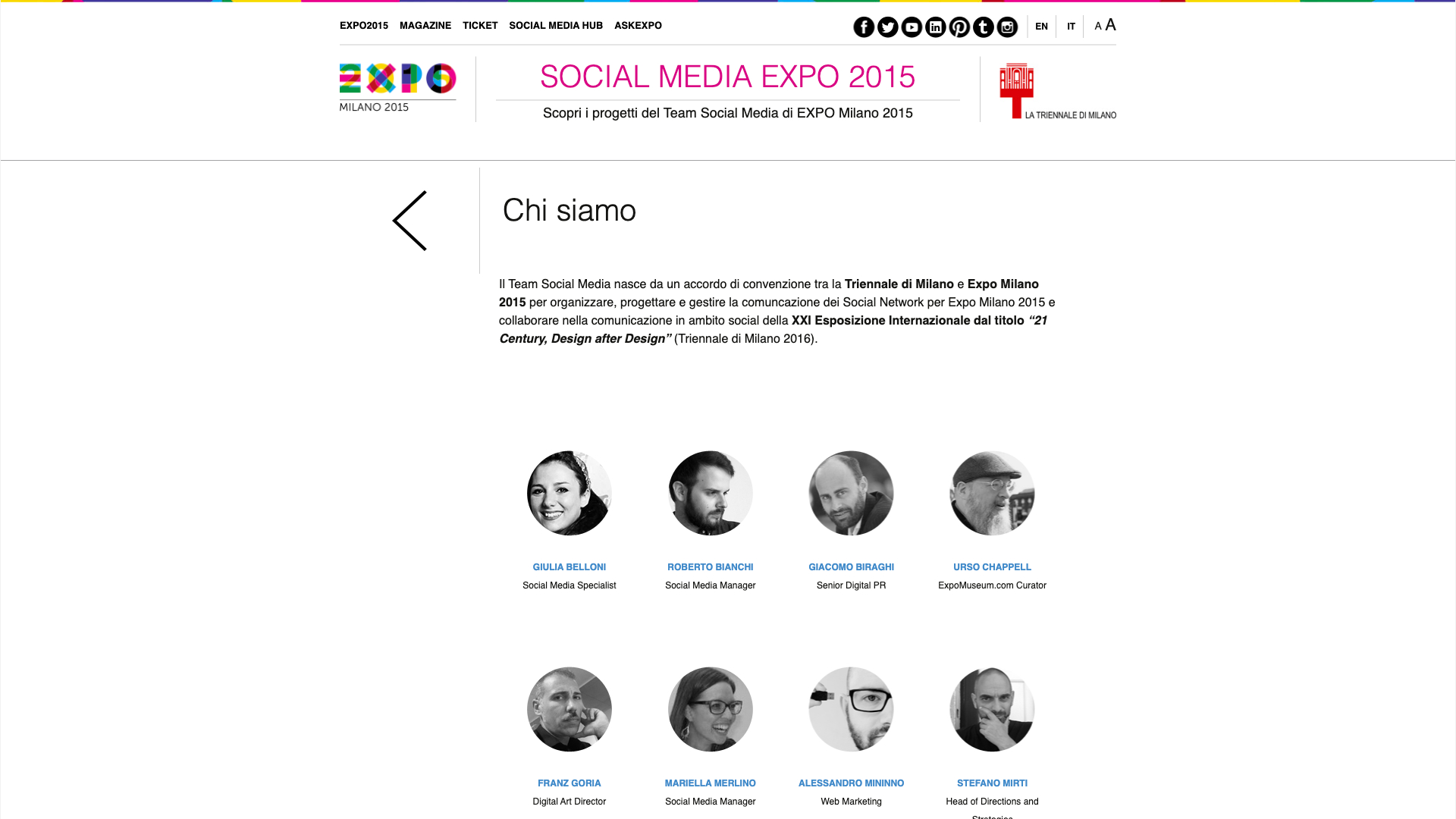 Social Media Expo Milan 2015 screenshot